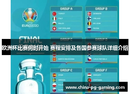 欧洲杯比赛何时开始 赛程安排及各国参赛球队详细介绍