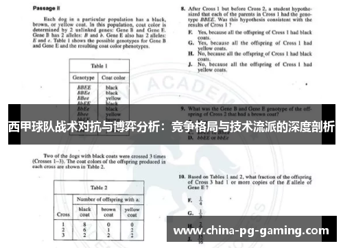 西甲球队战术对抗与博弈分析:竞争格局与技术流派的深度剖析 西甲球队战术对抗与博弈分析:竞争格局与技术流派的深度剖析